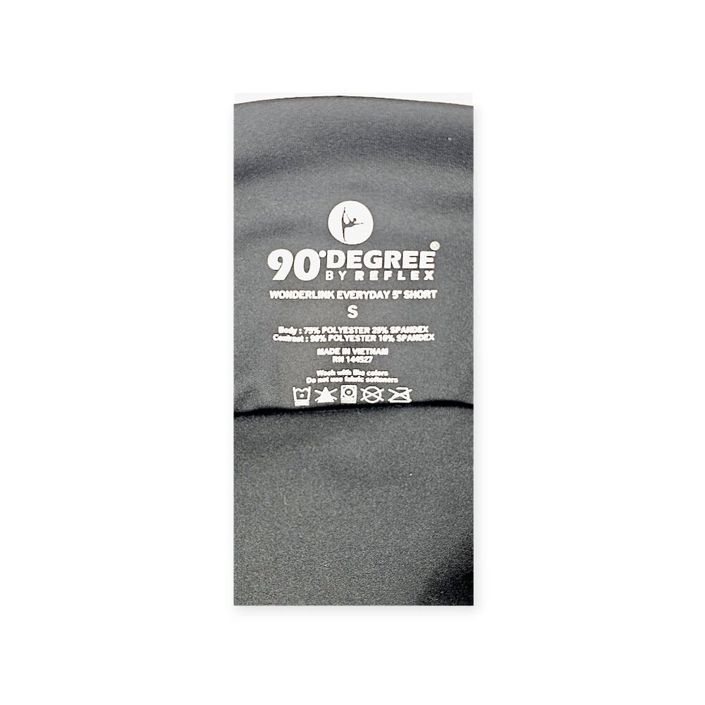 90 Degree By Reflex | Bike Shorts | Women's | Small | Black | 5" Inseam NWT - Picture 3 of 9